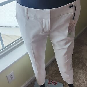 Women White Slim Fit Pants